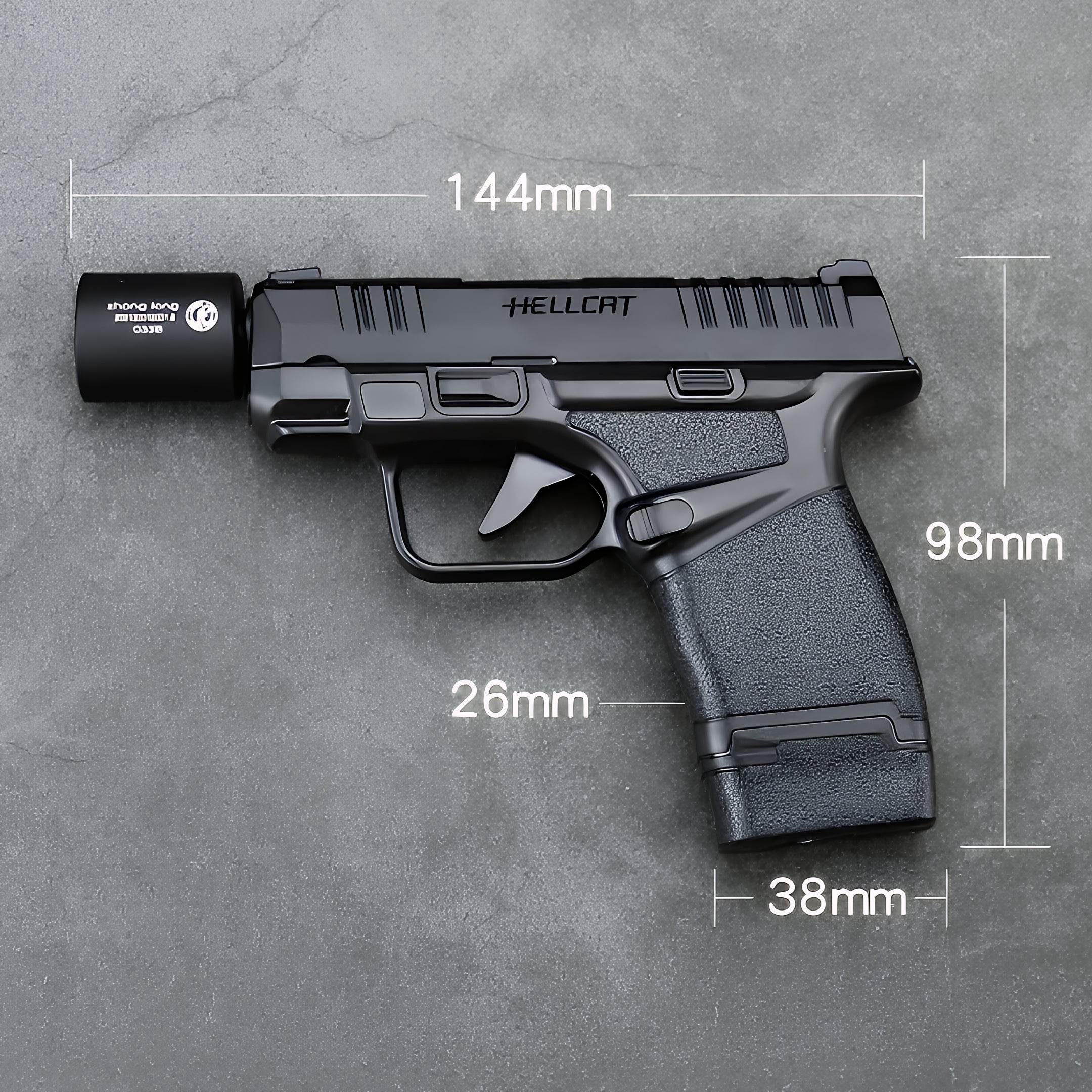 Hellcat Pistol Lighter Can Be Inflated Repeatedly