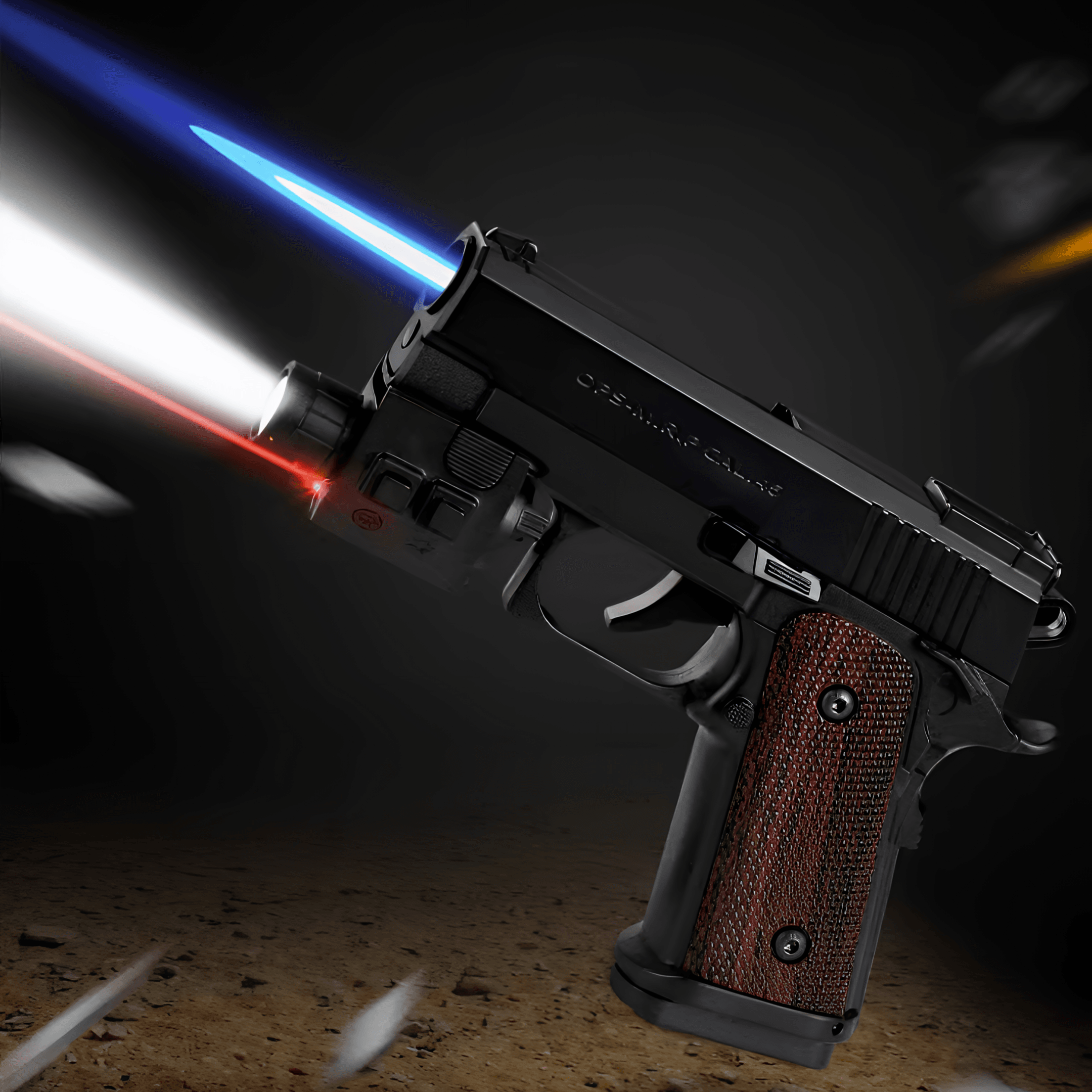 SW1911 Pistol Lighter Can Simulate Loading Can Be Inflated Repeatedly