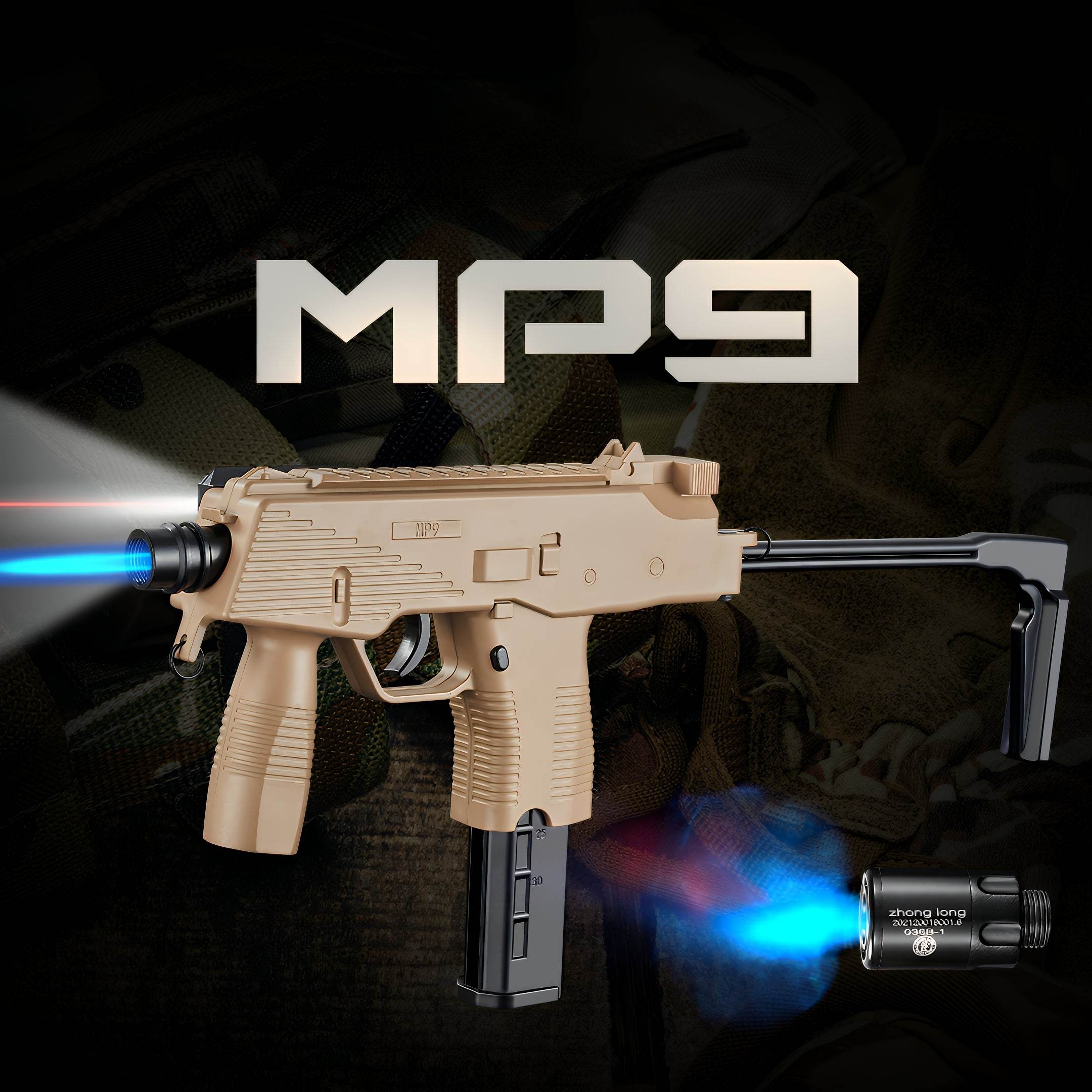 MP9 Submachine Gun Lighter (With Replaceable Multi-Function Magazine)
