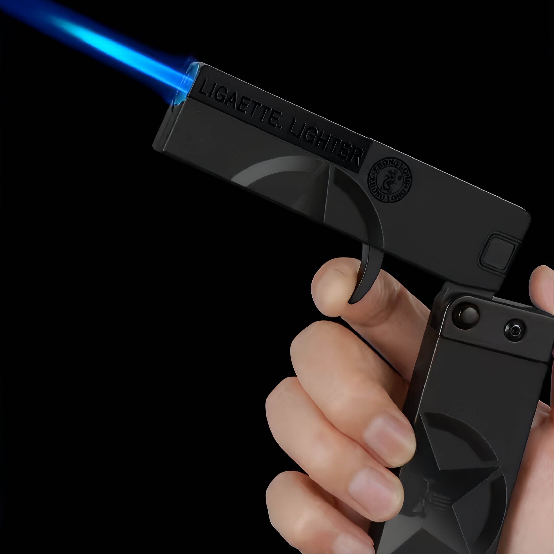 Multifunctional Folding Lighter Gun