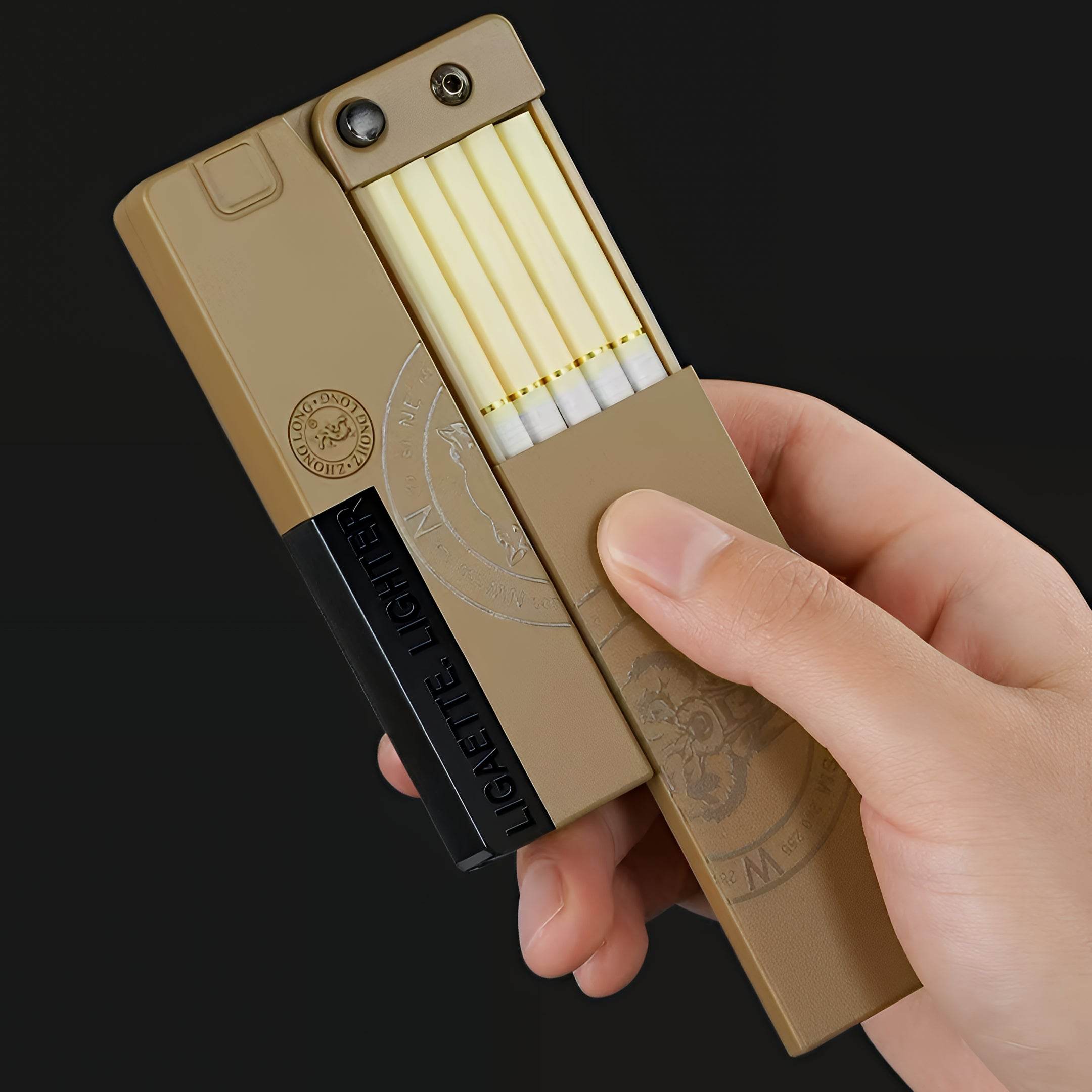 Multifunctional Folding Lighter Gun