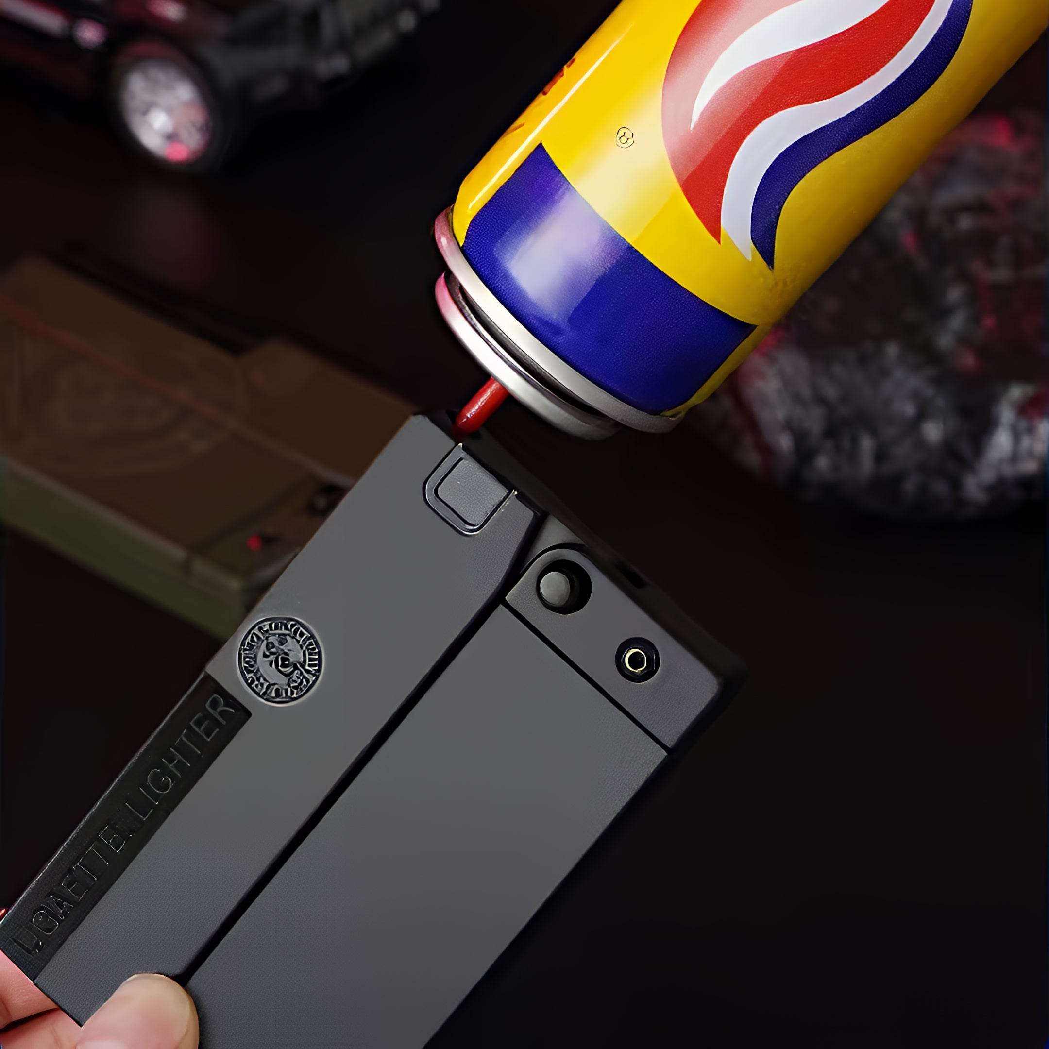 Multifunctional Folding Lighter Gun