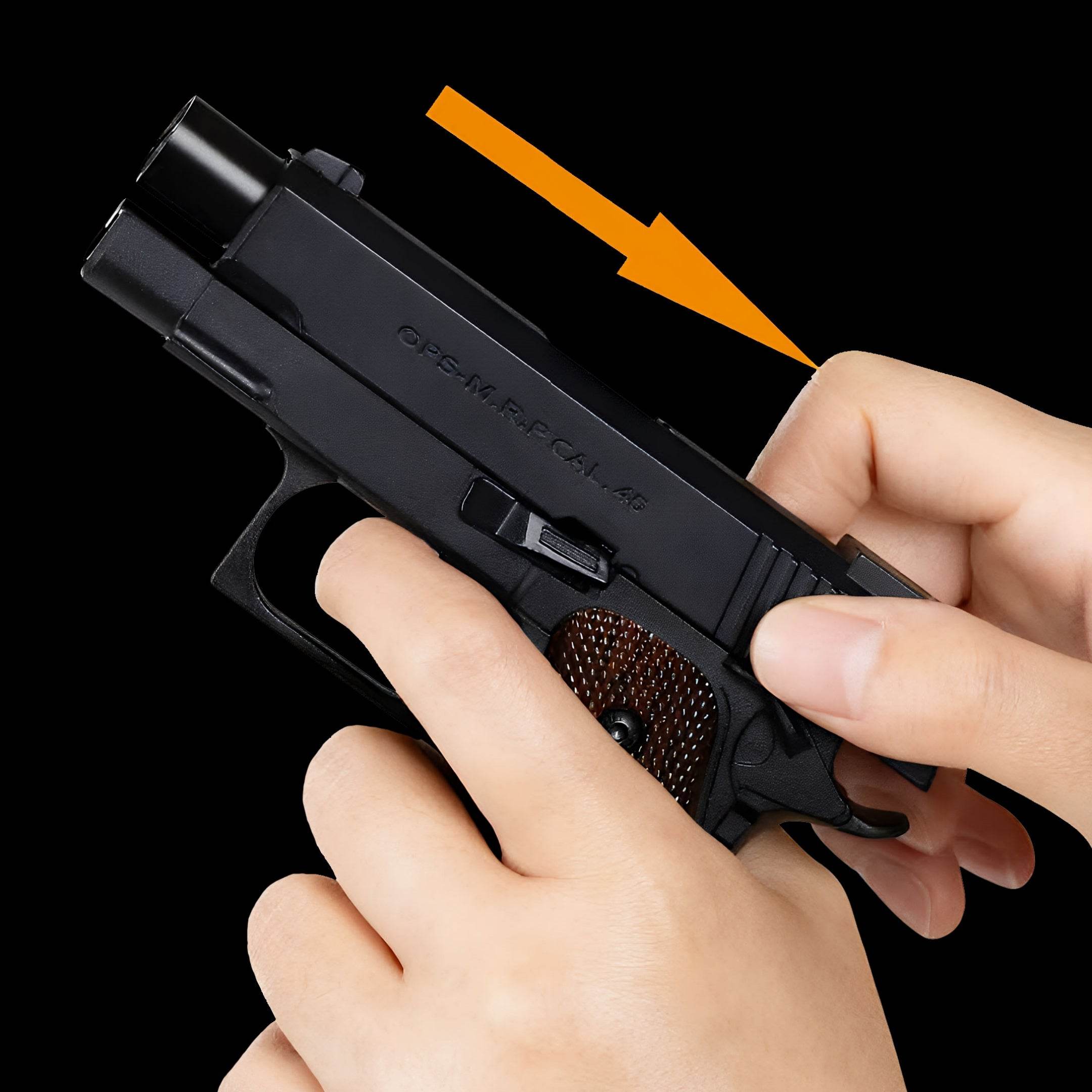 SW1911 Pistol Lighter Can Simulate Loading Can Be Inflated Repeatedly