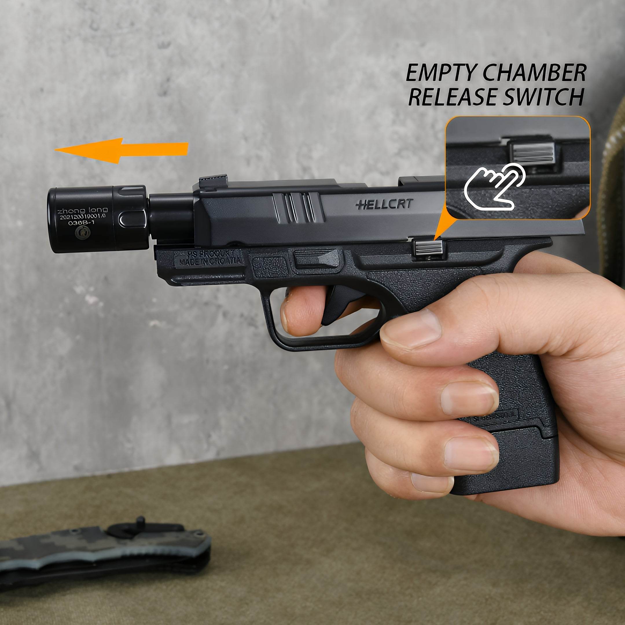 Hellcat Pistol Lighter (With Replaceable Multi-Function Magazine)