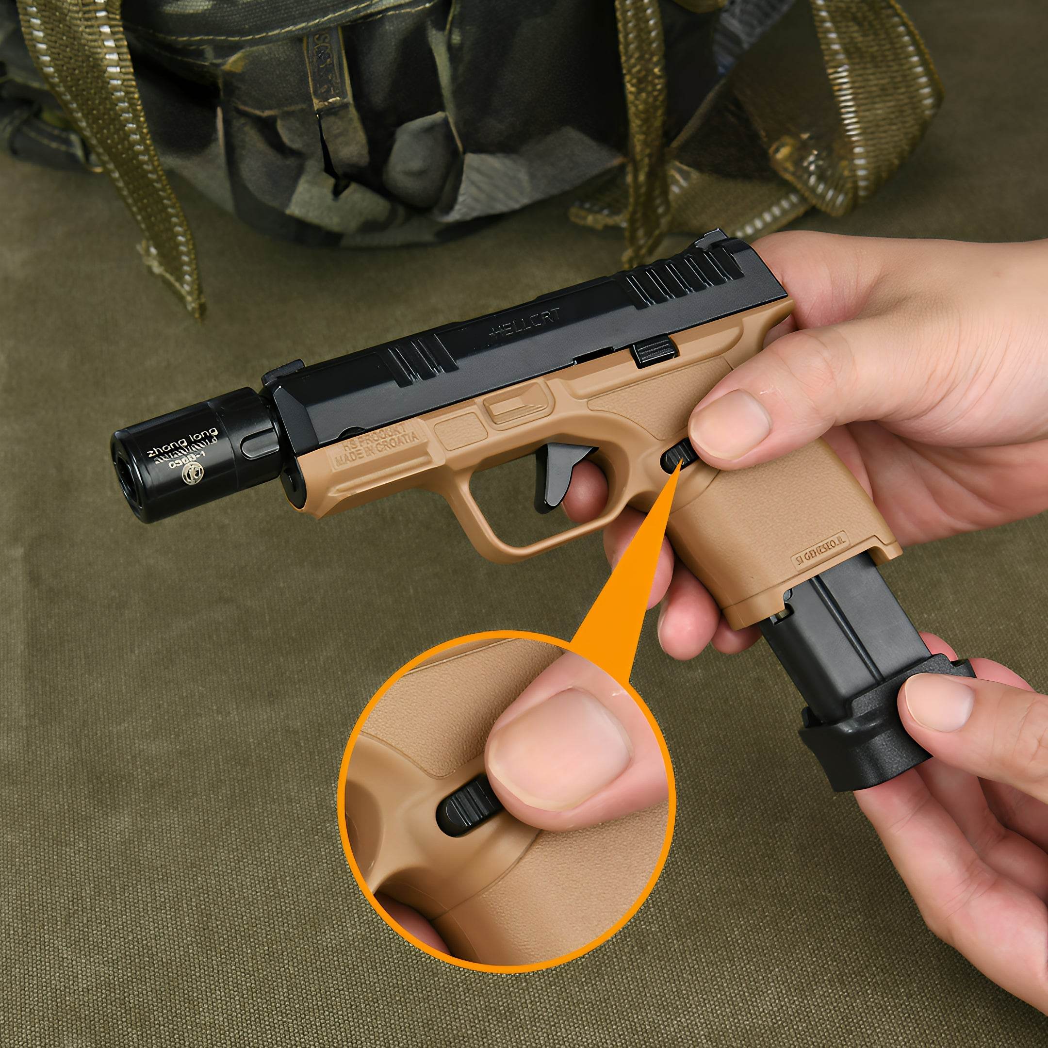 Hellcat Pistol Lighter (With Replaceable Multi-Function Magazine)