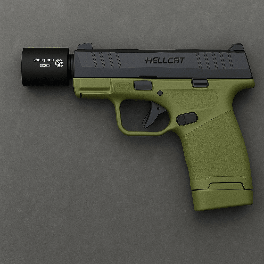 Hellcat Pistol Lighter Can Be Inflated Repeatedly